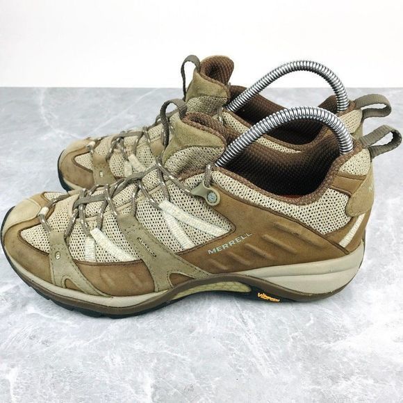 Merrell Siren Sport 2 Womens Size 8.5 Shoes Olive Brown Leather Hiking shoes - Picture 6 of 13